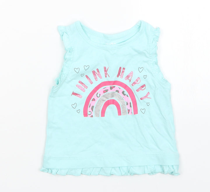 Studio Girls Blue   Basic Tank Size 12-18 Months