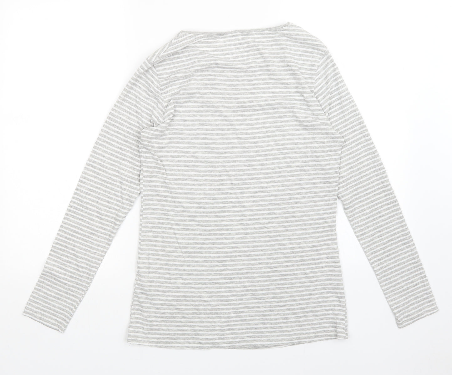 Primark Womens Multicoloured Striped  Basic T-Shirt Size M