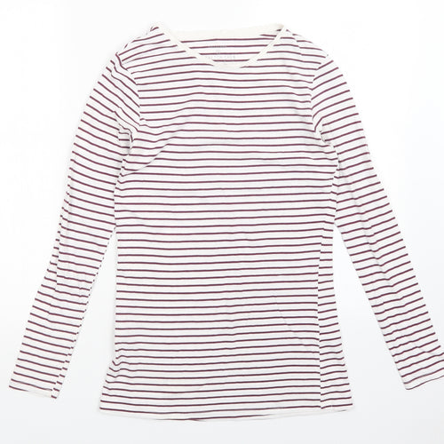 Primark Womens Multicoloured Striped  Basic T-Shirt Size S