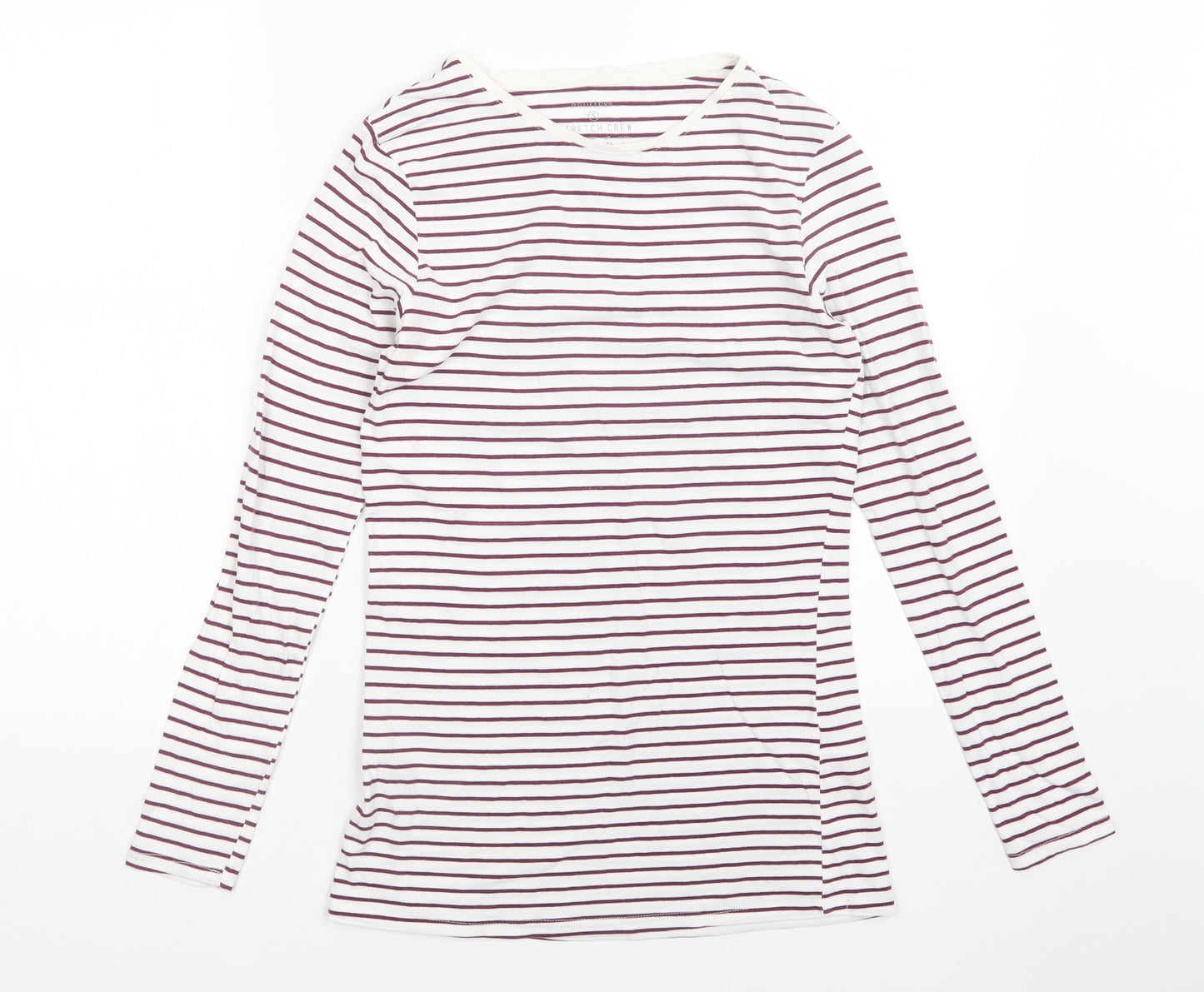 Primark Womens Multicoloured Striped  Basic T-Shirt Size S