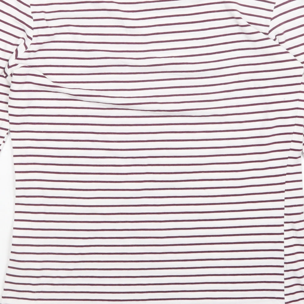 Primark Womens Multicoloured Striped  Basic T-Shirt Size S