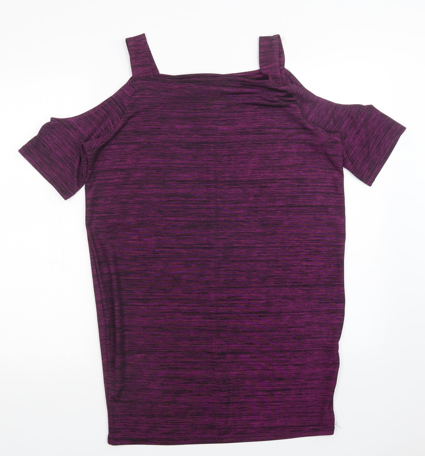 So Fabulous Womens Purple   Basic Blouse Size 14