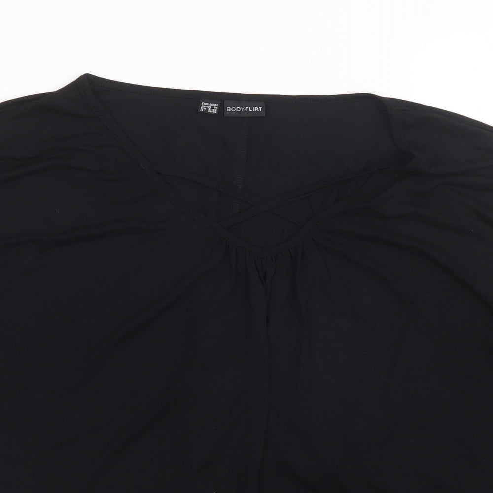 Bodyflirt Womens Black   Basic Blouse Size M