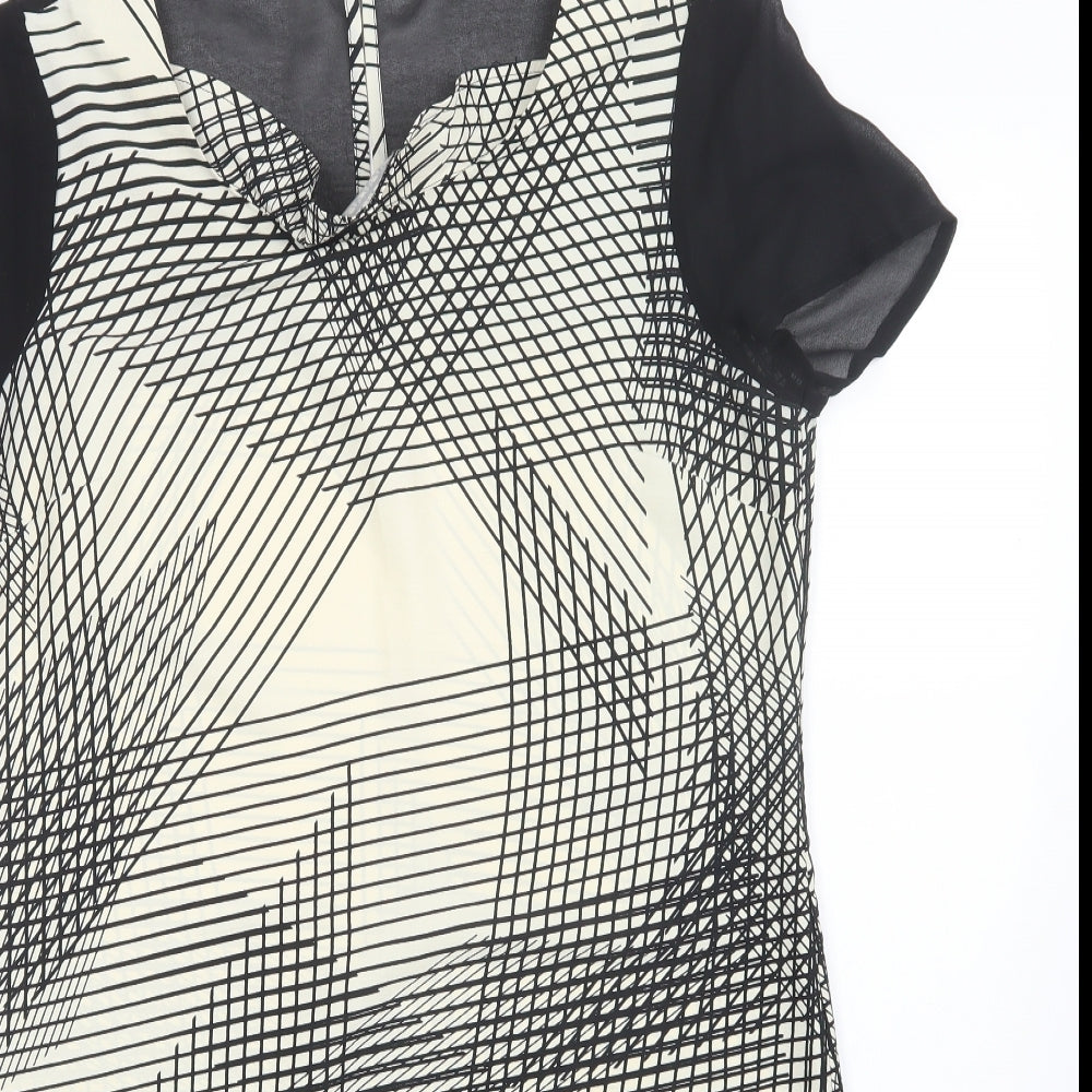 NEXT Womens Multicoloured Geometric  A-Line  Size 14