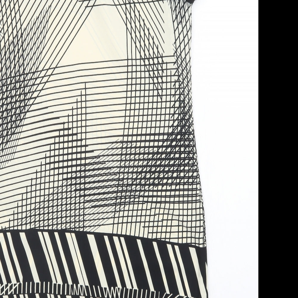 NEXT Womens Multicoloured Geometric  A-Line  Size 14