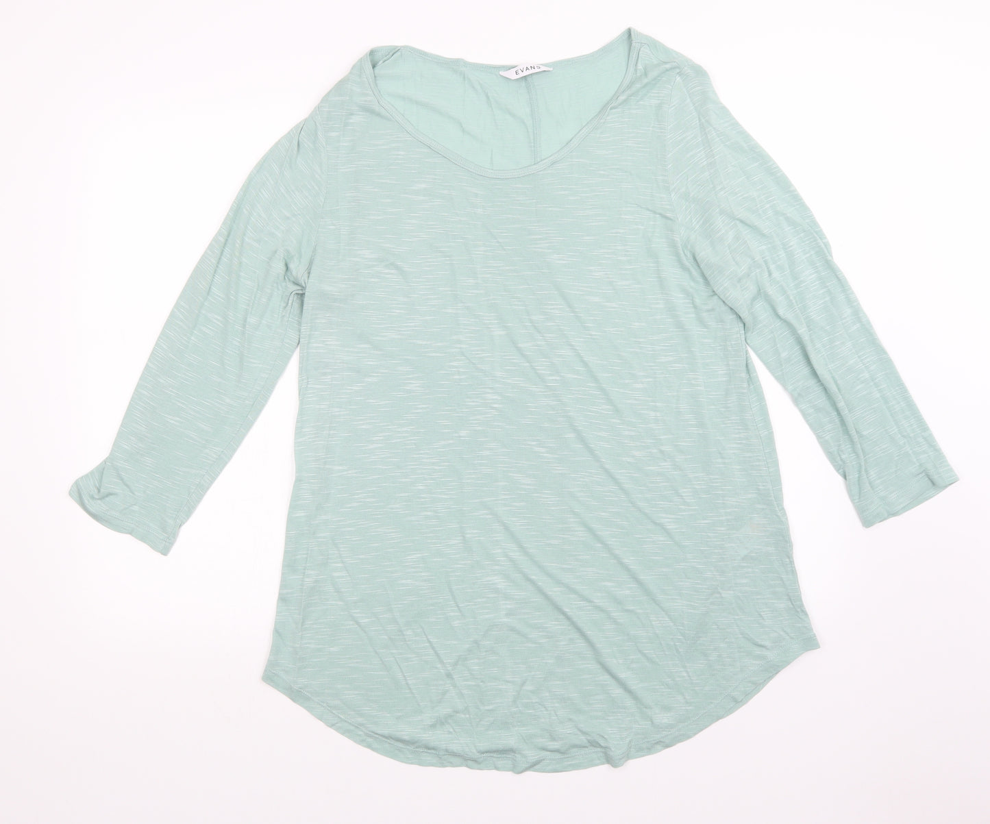 Evans Womens Green   Basic Blouse Size 16