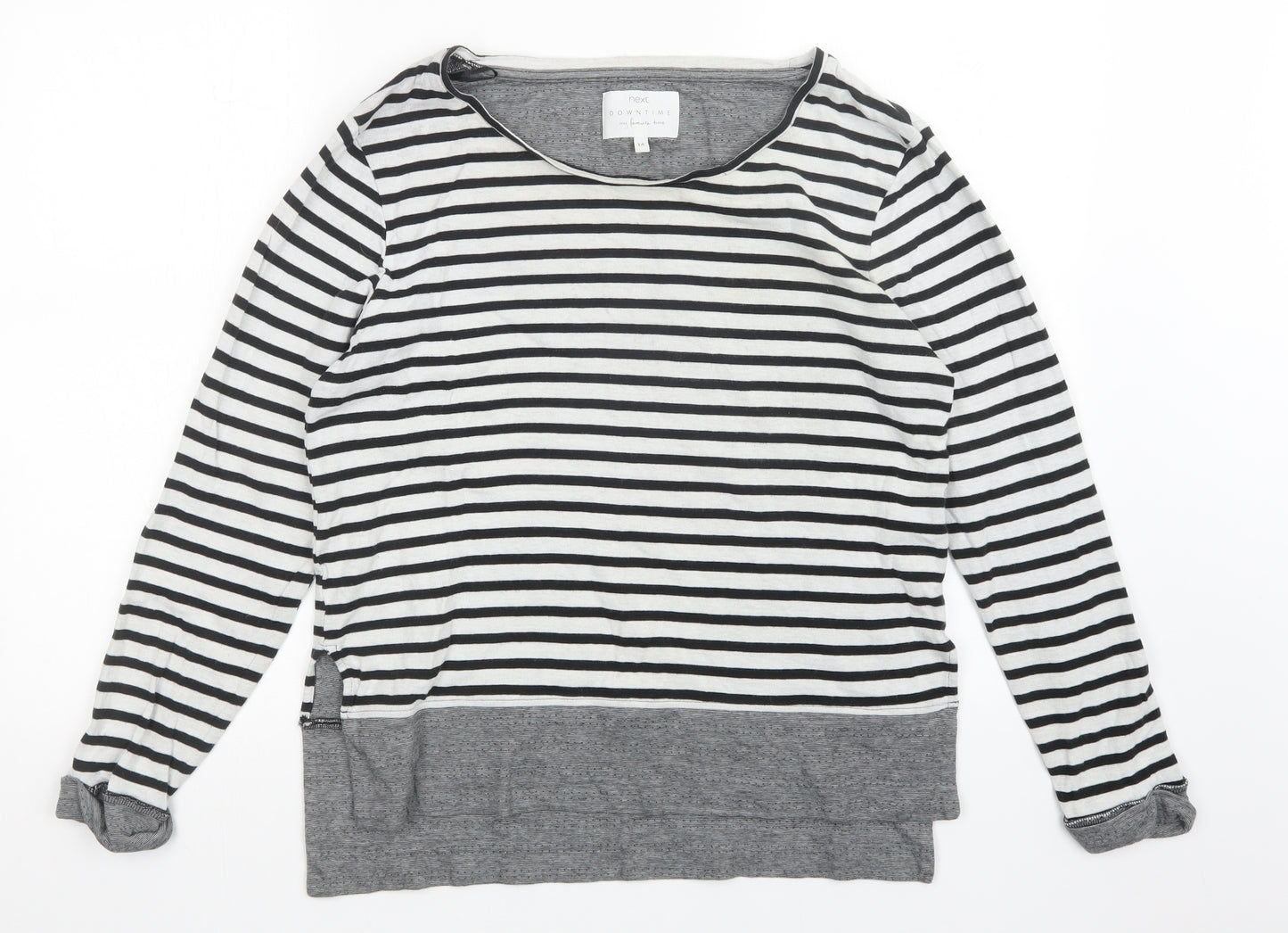 NEXT Womens Multicoloured Striped  Pullover Jumper Size 14