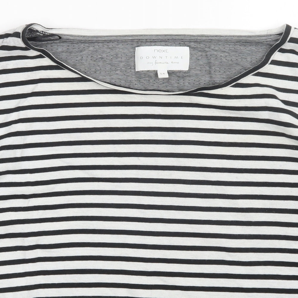 NEXT Womens Multicoloured Striped  Pullover Jumper Size 14