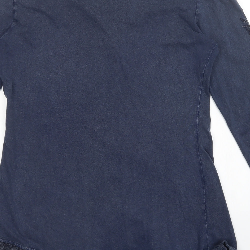 Joe Browns Womens Blue Floral  Basic Blouse Size 14