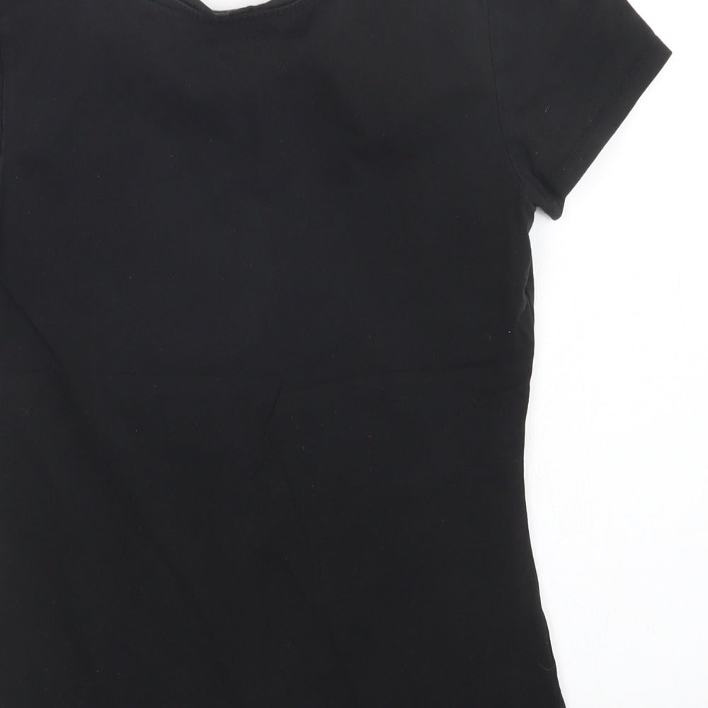 Atmosphere Womens Black   Basic T-Shirt Size 10