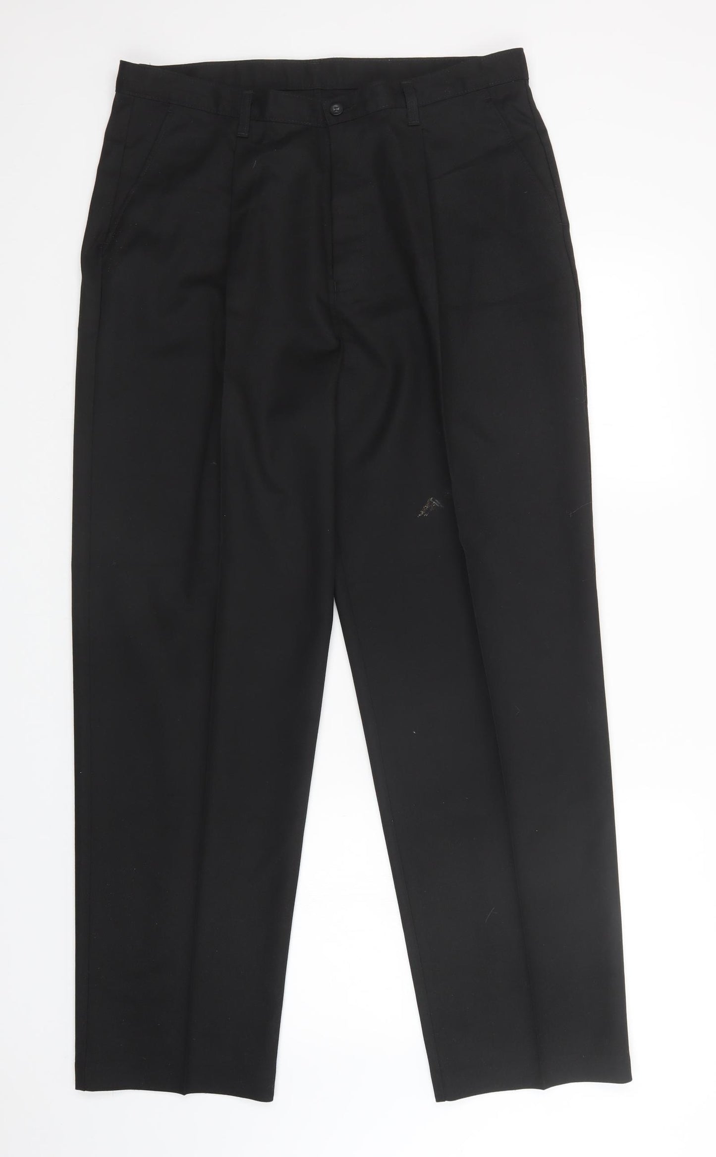M&S Mens Black   Trousers  Size 36 in L31 in
