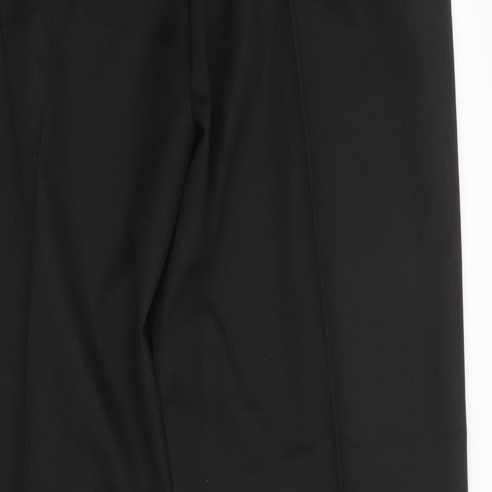 M&S Mens Black   Trousers  Size 36 in L31 in
