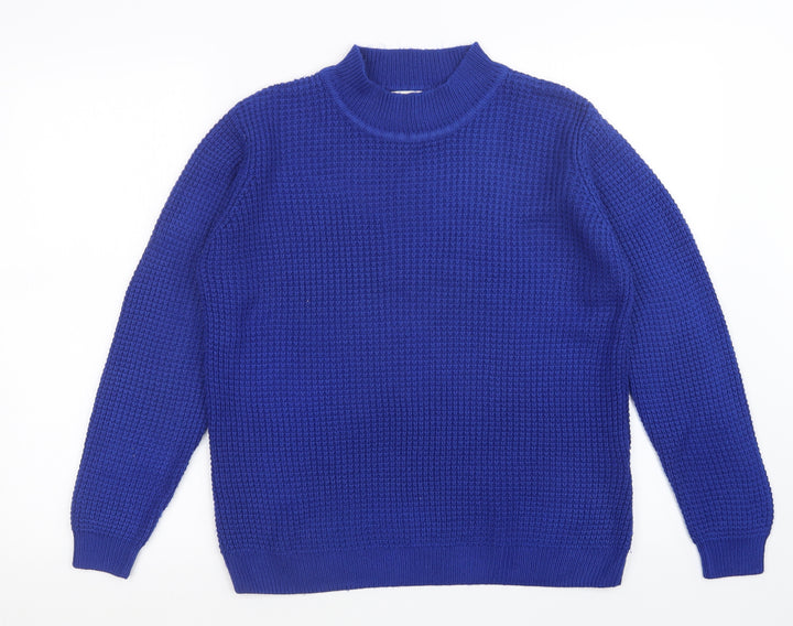 Damart Womens Blue Pullover Jumper Size 10