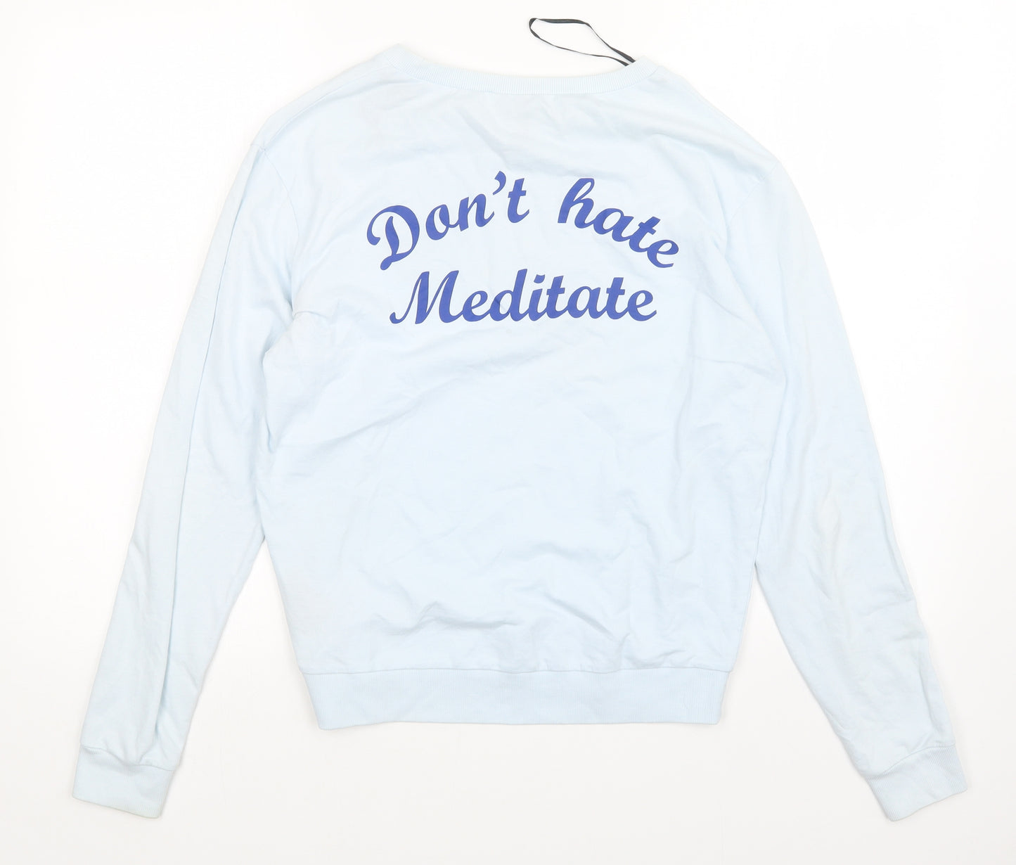 H&M Womens Blue   Pullover Sweatshirt Size S