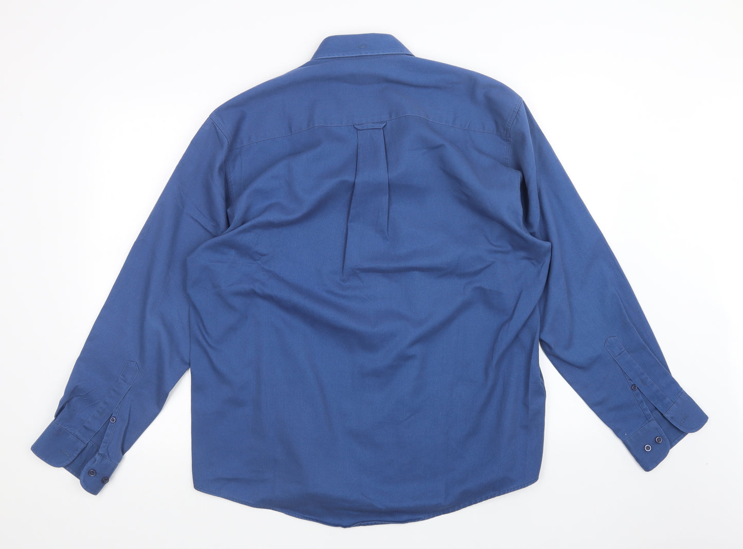 Zantos Mens Blue    Button-Up Size L