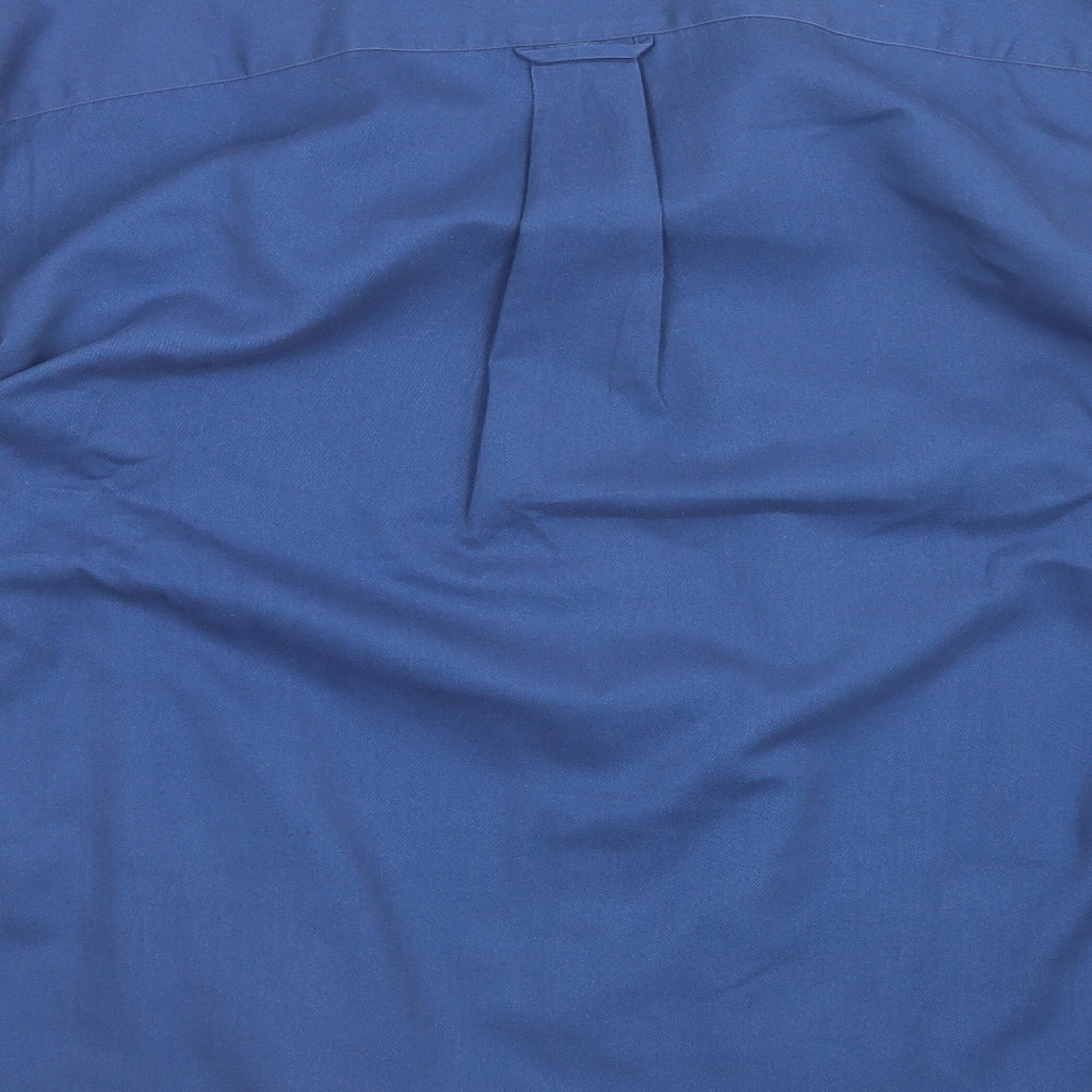 Zantos Mens Blue    Button-Up Size L