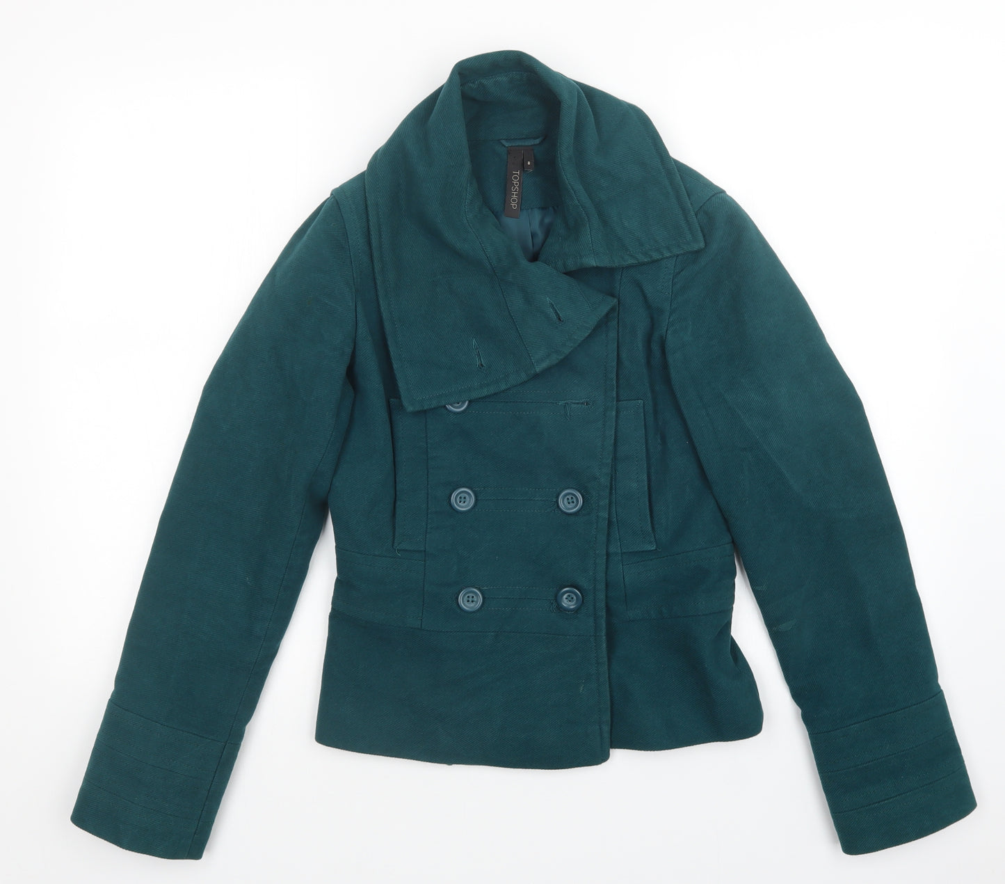 Topshop Womens Green   Jacket  Size 8