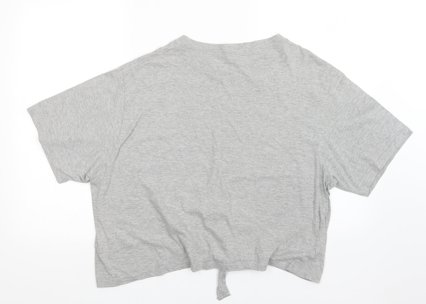 Boohoo Womens Grey   Basic T-Shirt Size 20