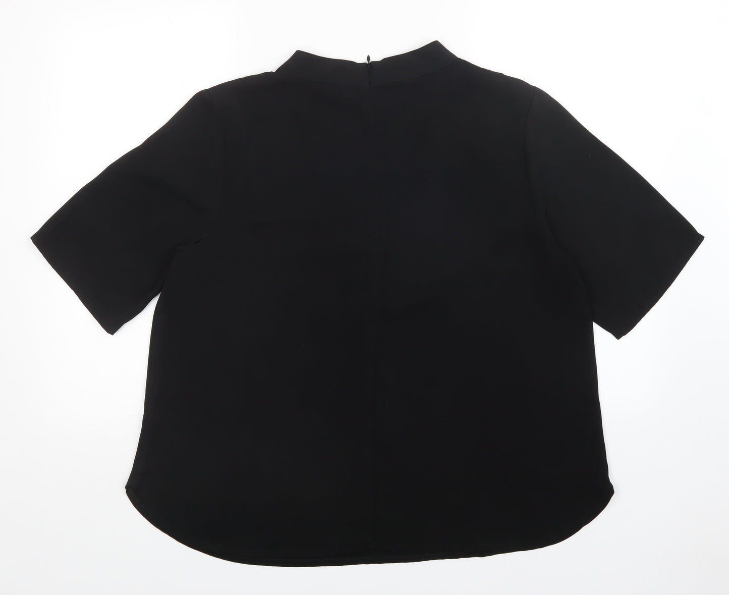 Boohoo Womens Black   Basic Blouse Size 18