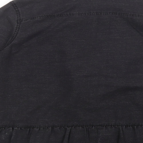 NEXT Womens Black   Basic Button-Up Size 16