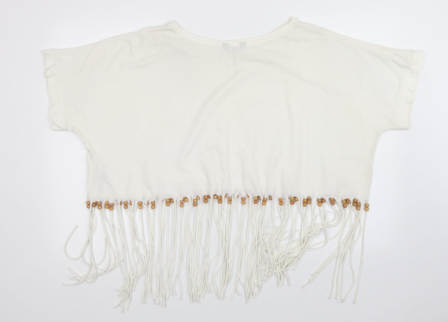 New Look Womens White   Basic T-Shirt Size 18