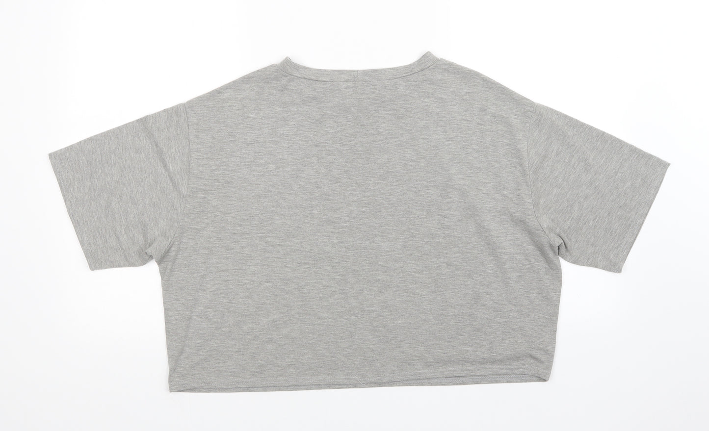 Boohoo Womens Grey   Basic T-Shirt Size 20
