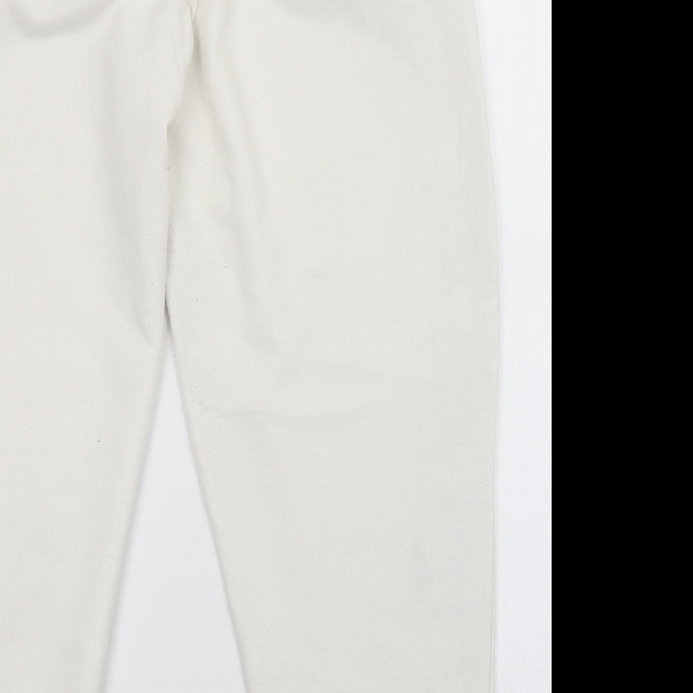 Pink Clove Womens White   Sweatpants Trousers Size 18 L29 in