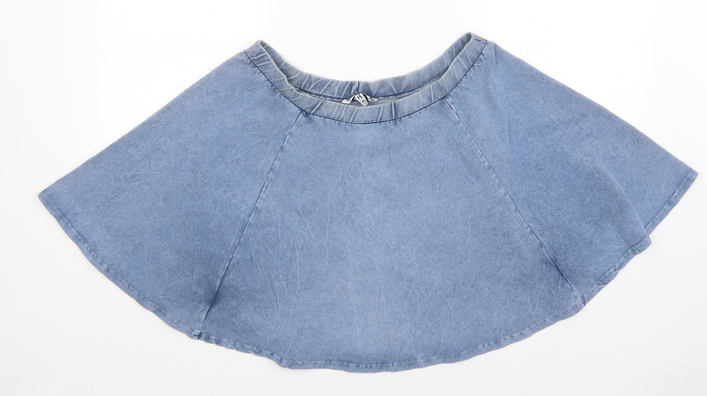 New Look Womens Blue   Mini Skirt Size 16