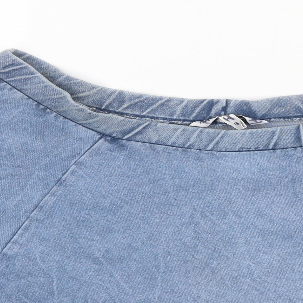 New Look Womens Blue   Mini Skirt Size 16