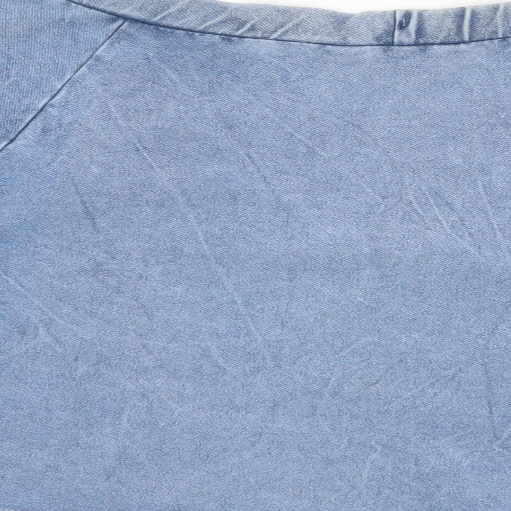 New Look Womens Blue   Mini Skirt Size 16
