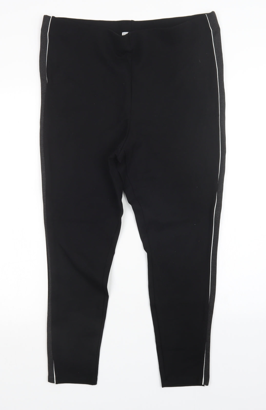 Papaya Womens Black   Jogger Leggings Size 18 L25 in