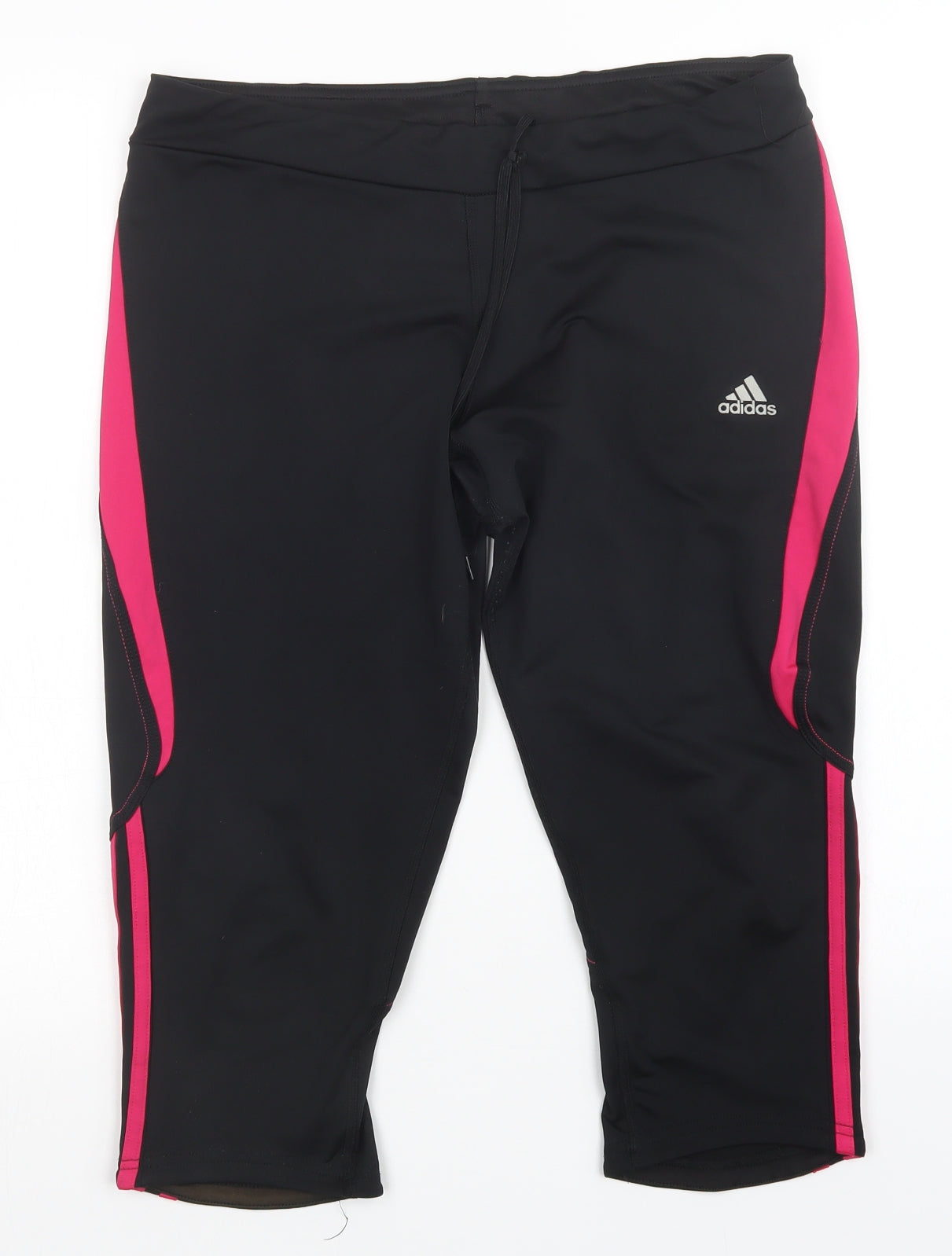 adidas Womens Black   Pedal Pusher Leggings Size L L20 in