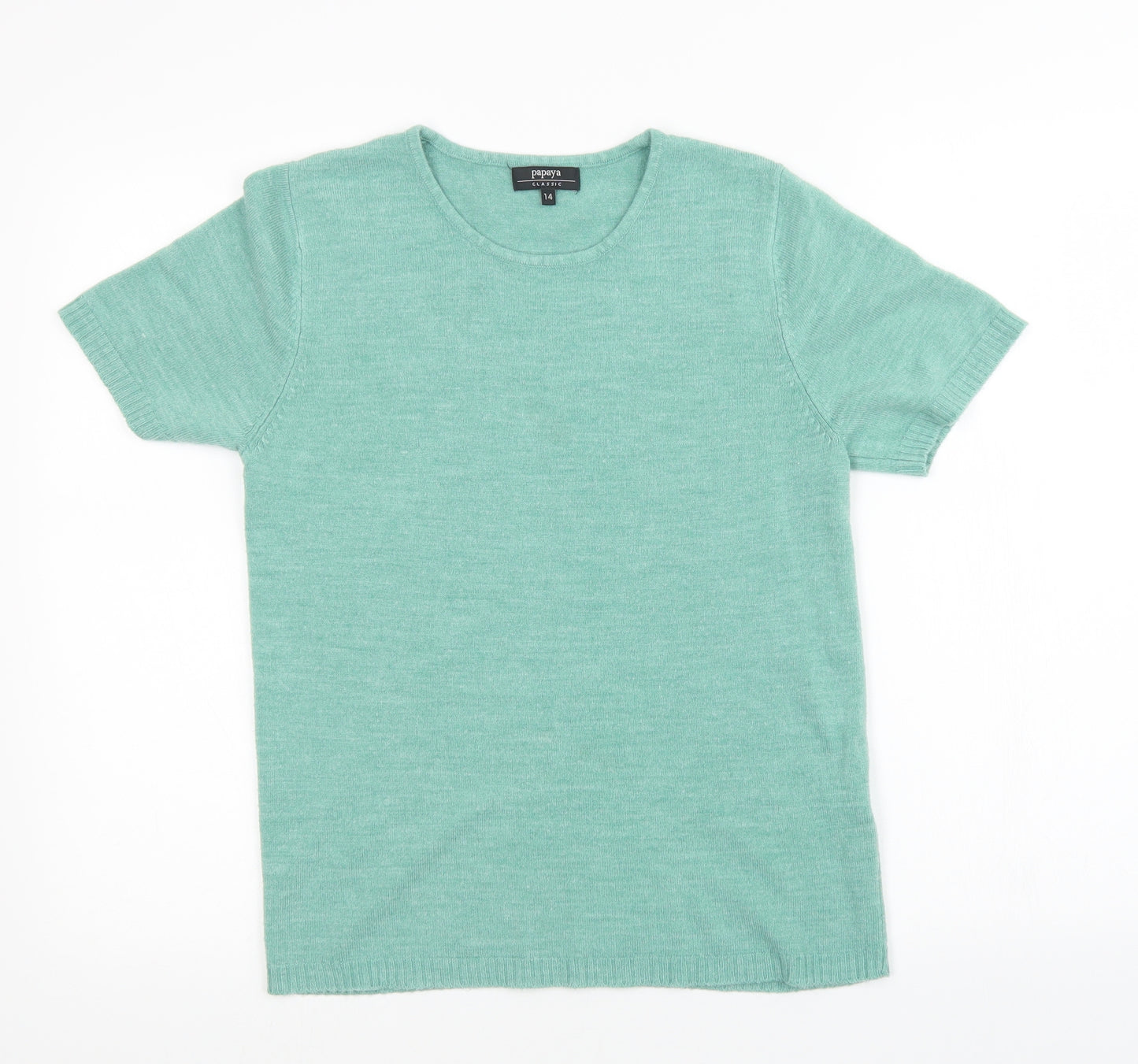 Papaya Womens Green   Pullover Jumper Size 14