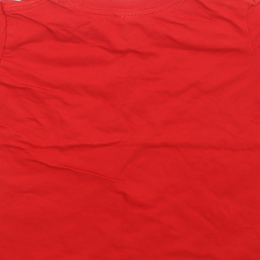 Stedman Boys Red   Basic T-Shirt Size 7-8 Years