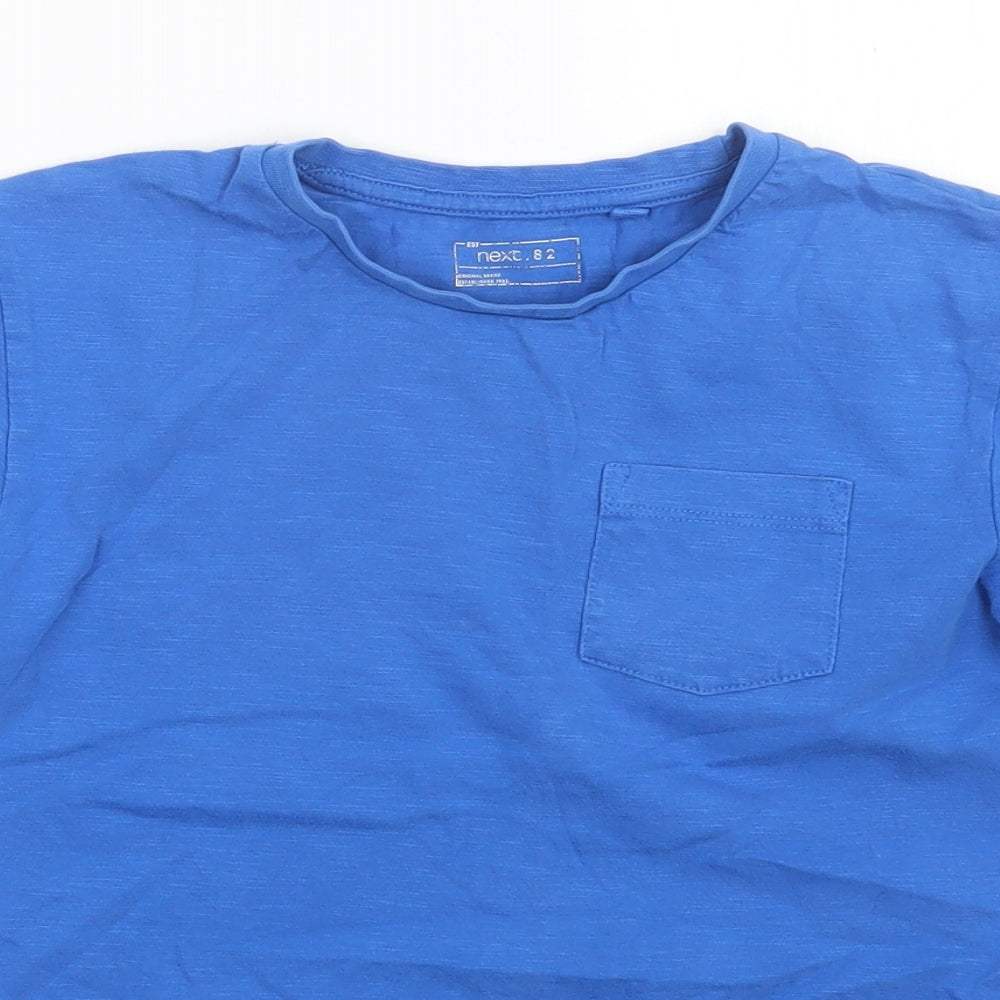 NEXT Boys Blue   Basic T-Shirt Size 8 Years