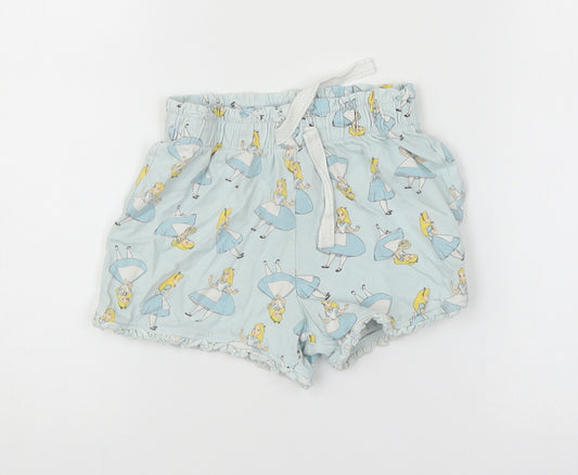 Front view of Disney girls’ multicoloured sweat shorts, size 4-5, years - disney