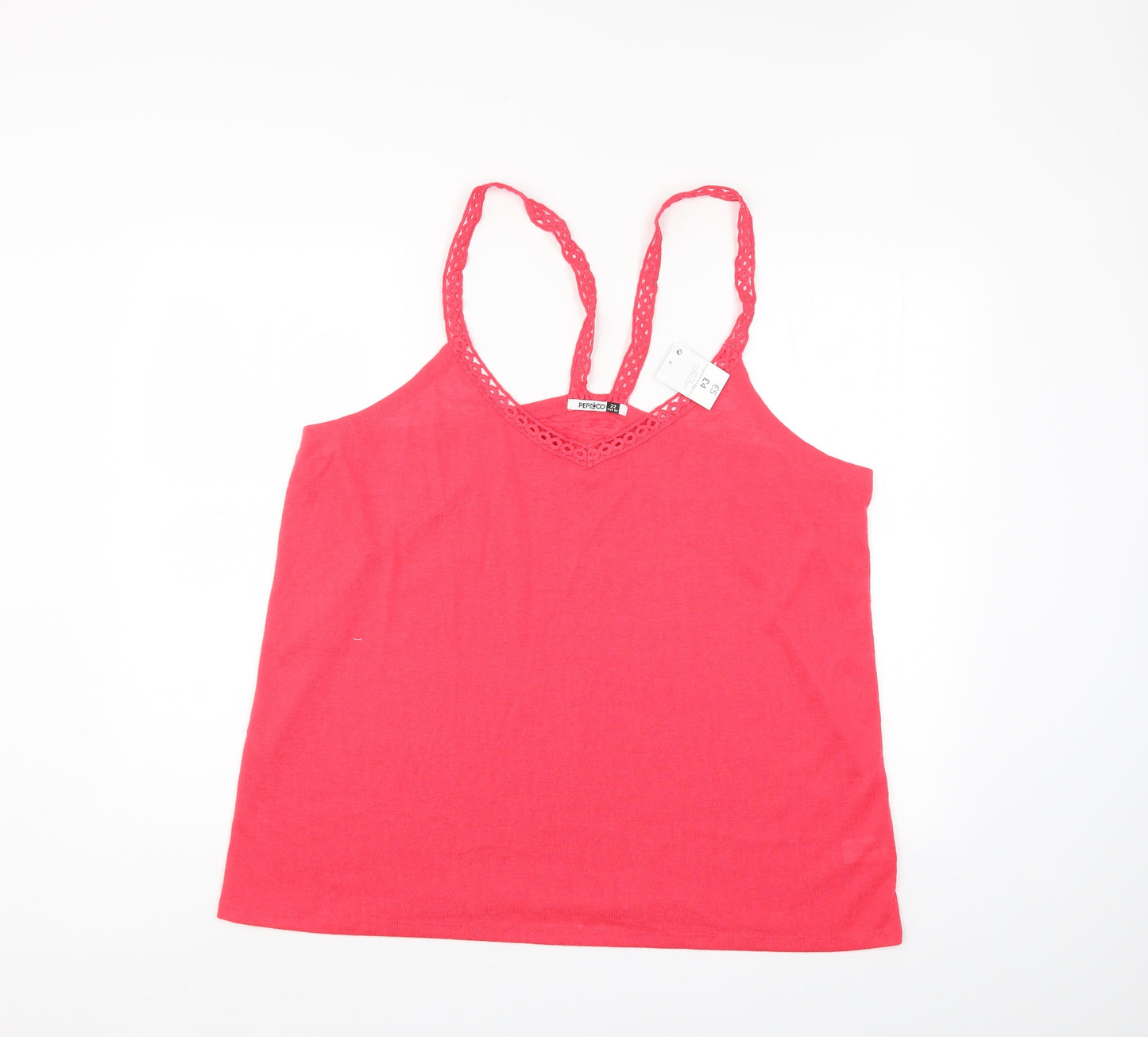 Pep & Co Womens Red   Basic Tank Size 22