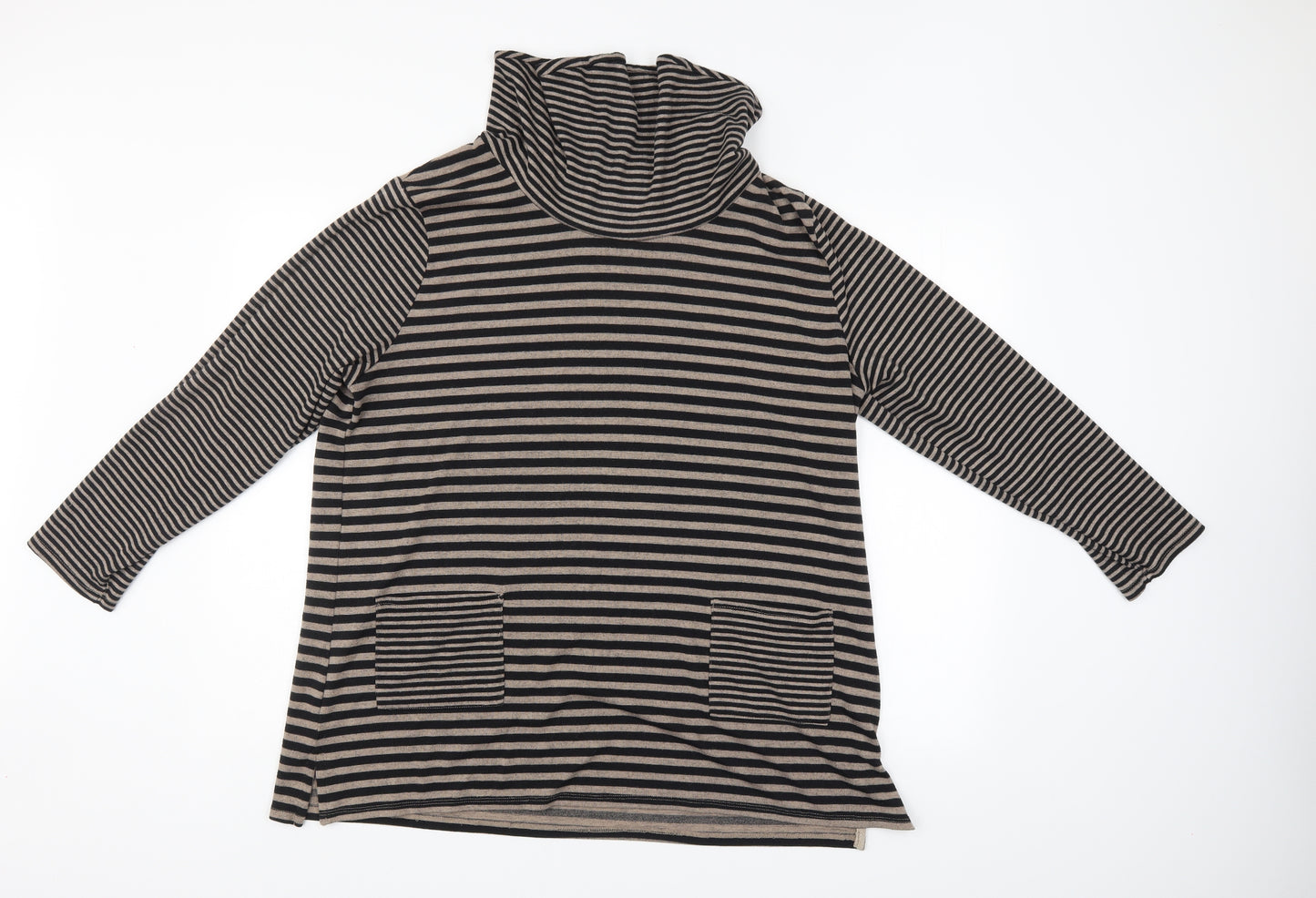 Tigi Womens Multicoloured Striped  Tunic Jumper Size 24