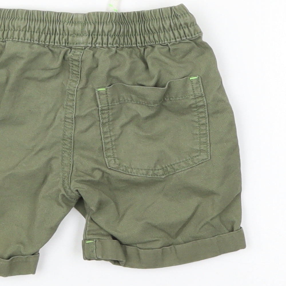 F&F Boys Green   Cargo Shorts Size 2-3 Years