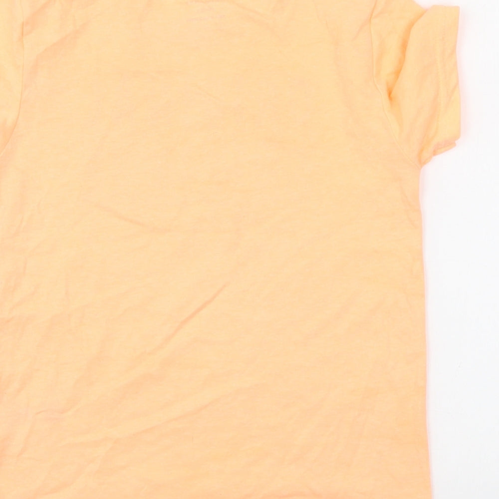 Primark Boys Orange   Basic T-Shirt Size 7-8 Years