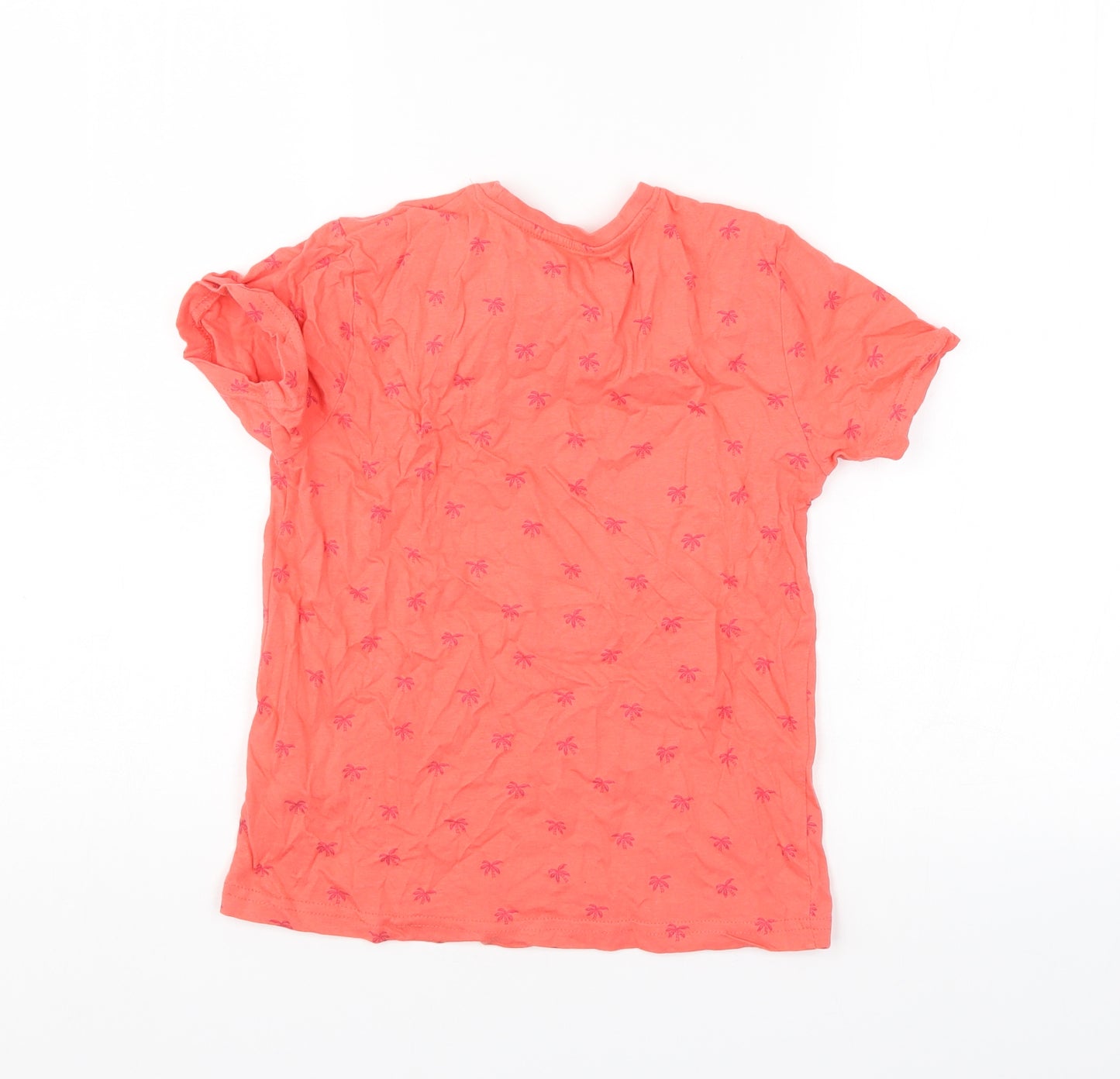 Primark Girls Orange   Basic T-Shirt Size 8-9 Years