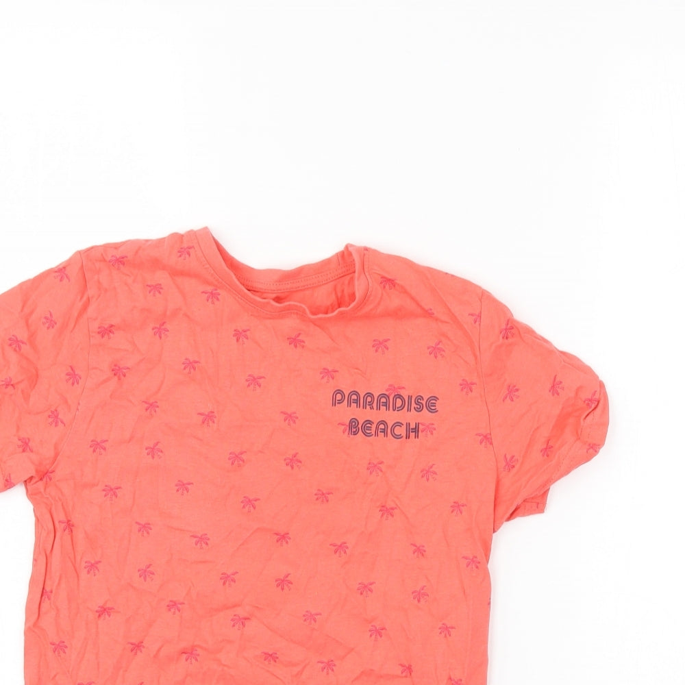 Primark Girls Orange   Basic T-Shirt Size 8-9 Years