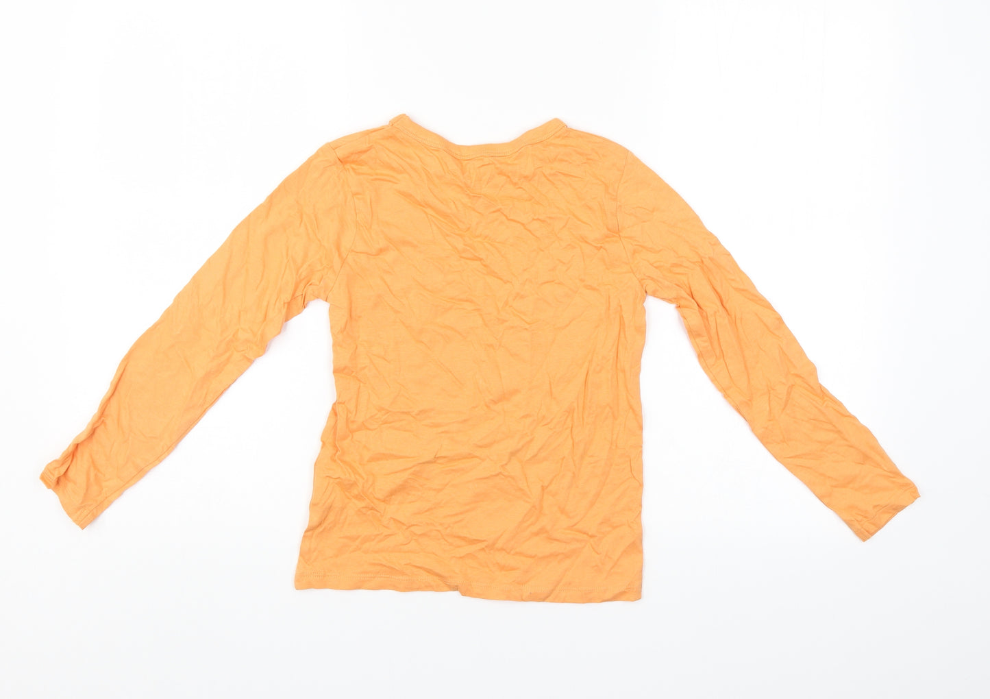 H&M Boys Orange   Pullover Jumper Size 7-8 Years