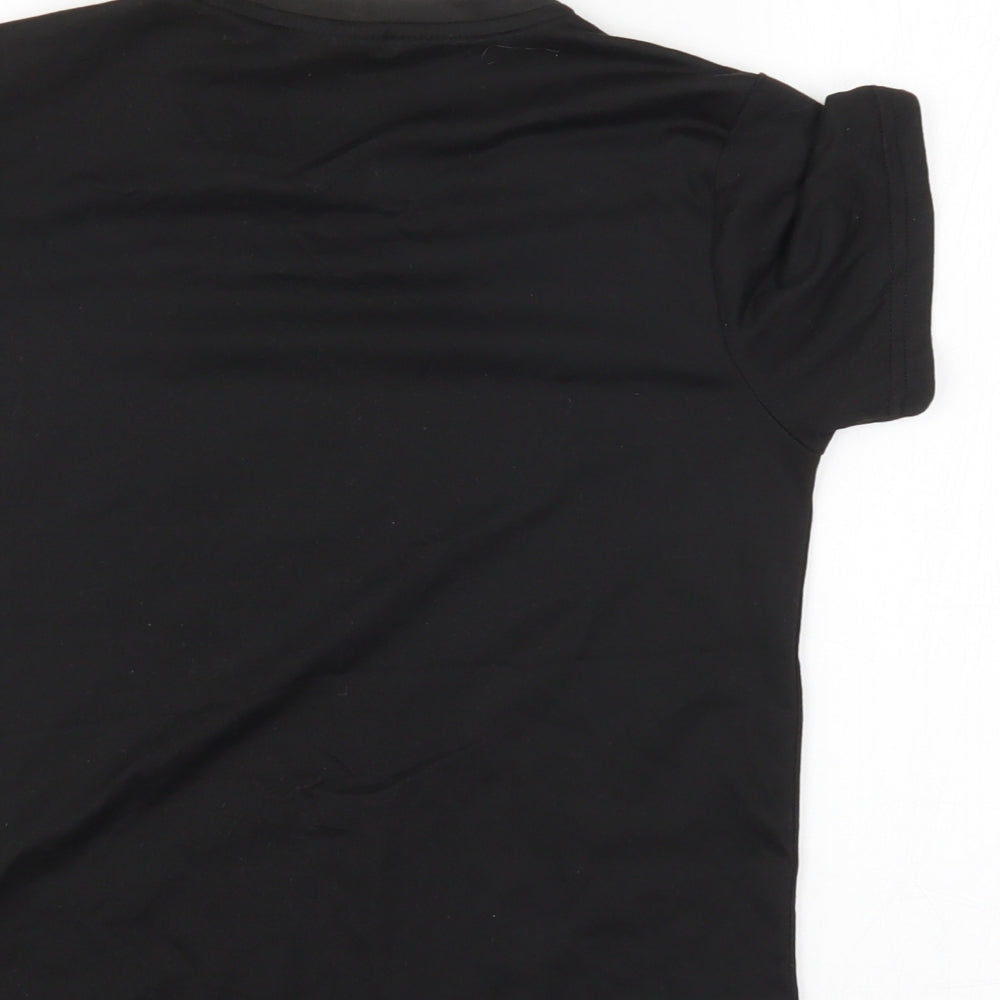 Tap Out Boys Black   Basic T-Shirt Size 7-8 Years