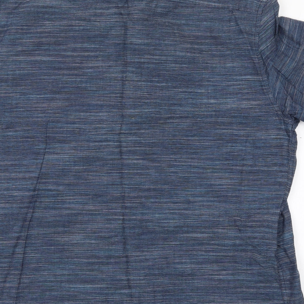George Mens Blue    Button-Up Size XL