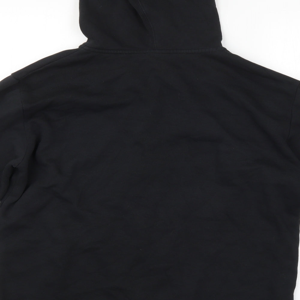 Reebok Mens Black   Full Zip Hoodie Size M
