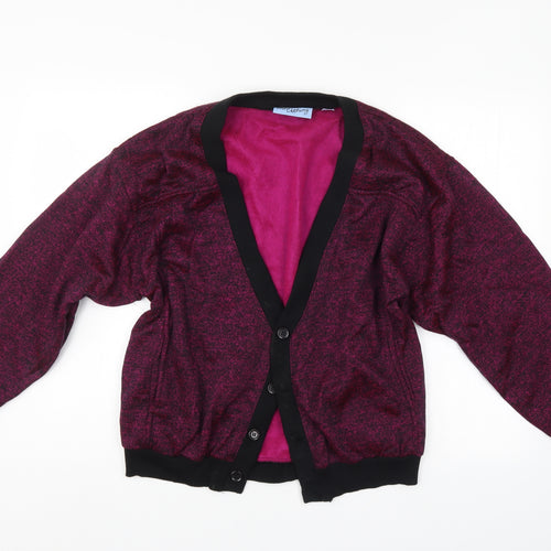 Steel Womens Purple   Cardigan Jumper Size M