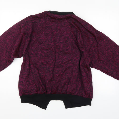 Steel Womens Purple   Cardigan Jumper Size M