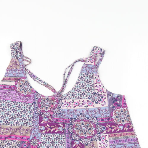 TU Womens Multicoloured   Basic Blouse Size 10