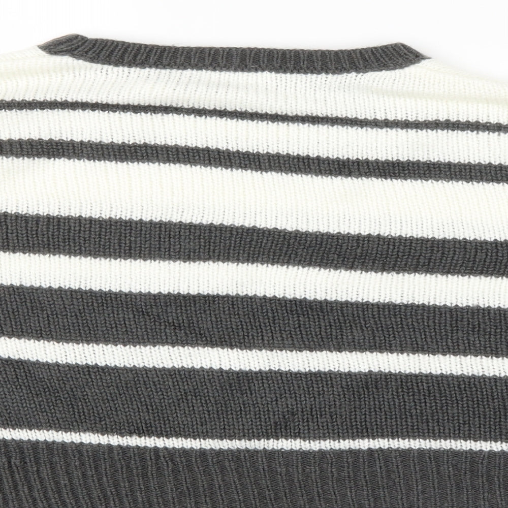Pep & Co Womens Multicoloured Striped  Pullover Jumper Size 20